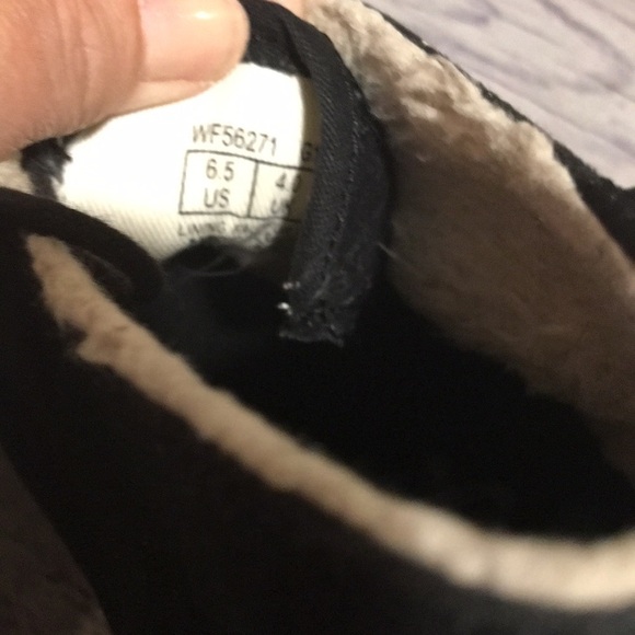 Keds mid tops black lace up sneakers Sz 6.5 - Picture 6 of 8